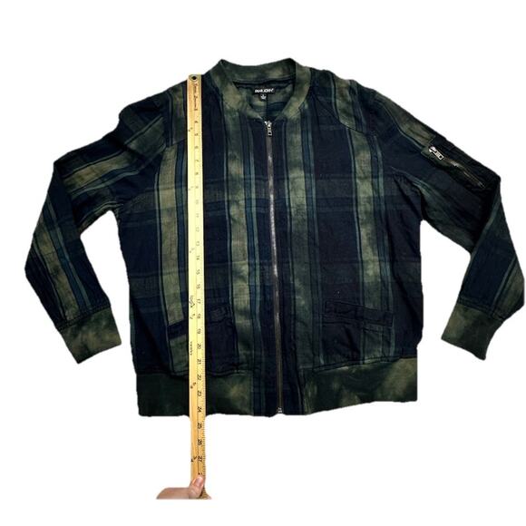 Dear John Jacket Size Womens L Tartan Plaid Distress Lightweight Cotton Academia - Picture 3 of 7